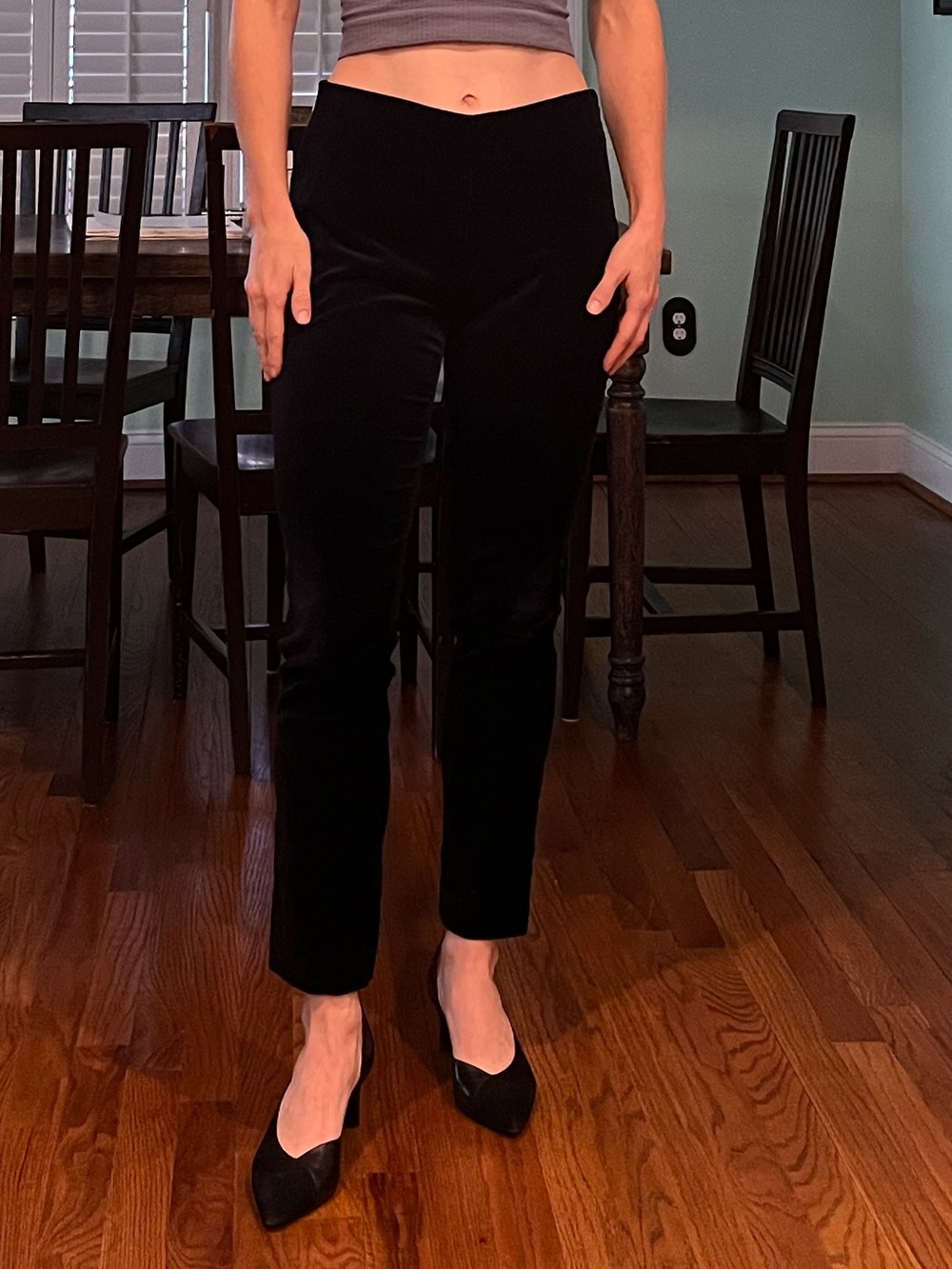 Midnight blue velvety Lauren Ralph Lauren pants